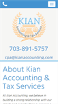 Mobile Screenshot of kianaccounting.com